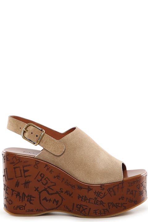 Chloé Maxime Wedge Sandals