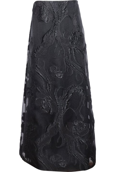 Homeware Alberta Ferretti Floral Fil Coupé Skirt