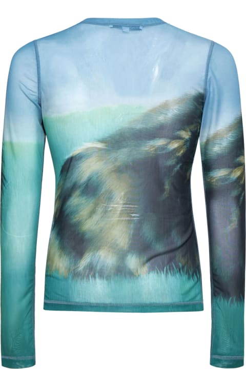 J.W. Anderson Sweaters for Men J.W. Anderson Print Semi-transparent Top