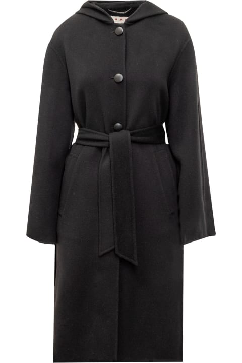 Marni Coats & Jackets for Women Marni Virgin Wool And Cashmere Coat