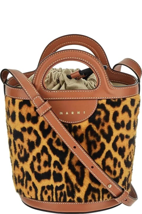 Fashion for Women Marni Leopard Bucket Bag