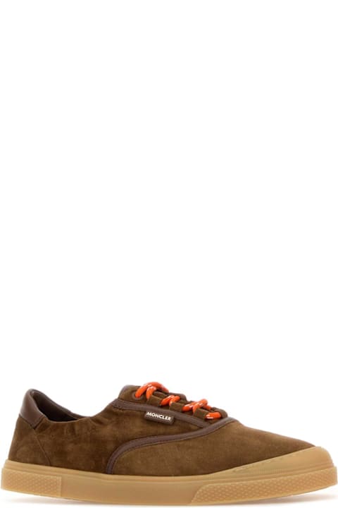 Homeware Moncler Brown Suede Vera Leisure Sneakers