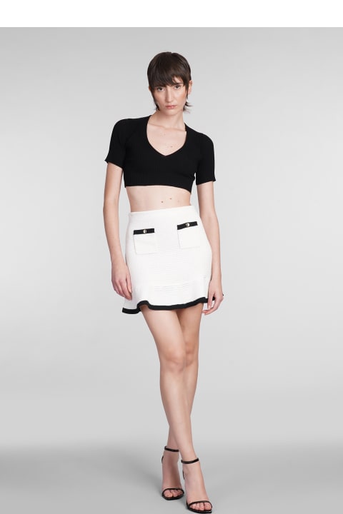Skirts for Women self-portrait Skirt In White Viscose