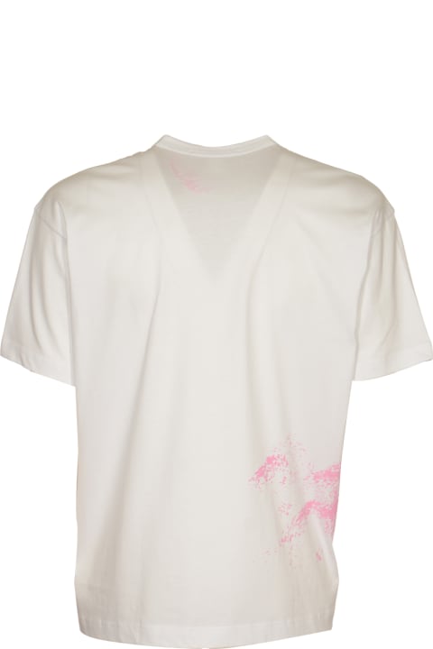 Fashion for Women Comme des Garçons Paint Splash Regular T-shirt