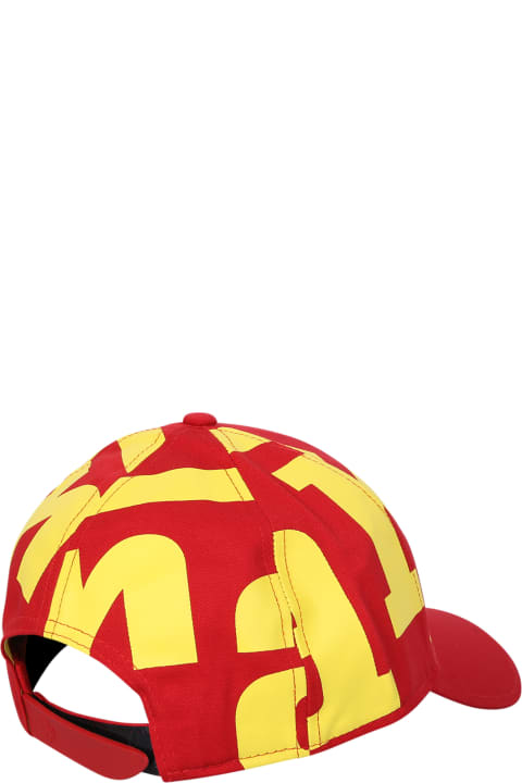 Ferrari Hats for Men Ferrari All-over Logo Print Baseball Cap
