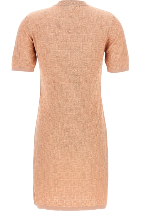 Dresses for Women Fendi Ff Cotton Dress