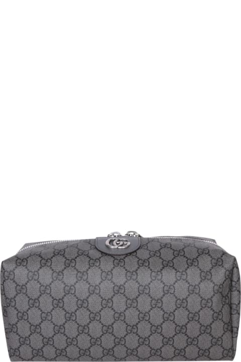 Gucci Luggage for Women Gucci Savoy Supreme Black Beauty Case