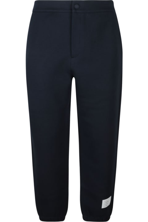 Thom Browne for Men Thom Browne Logo Patched Straight Leg Track Pants