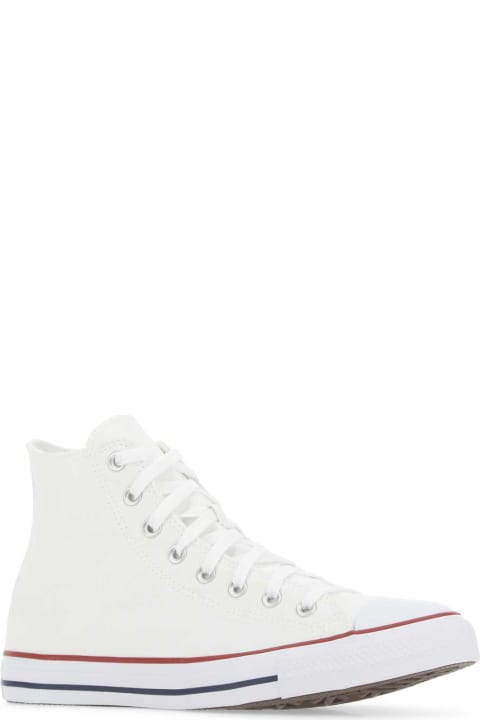 Shoes for Women Converse White Canvas Chuck Taylor Hi Sneakers