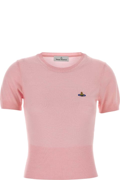 Homeware Vivienne Westwood Pink Wool Blend Bea Sweater