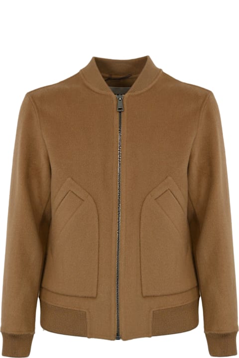 Amaranto Clothing for Men Amaranto Wool And Cashmere Bomber Jacket