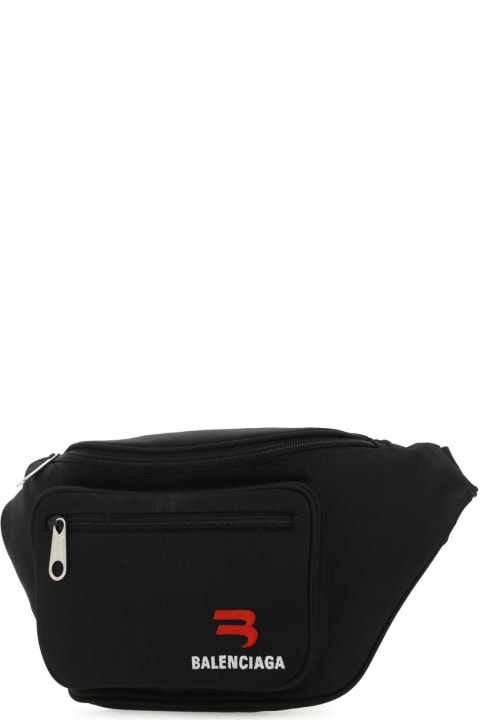 Balenciaga Belt Bags for Men Balenciaga Black Nylon Medium Explorer Belt Bag