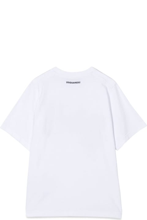 Dsquared2 T-Shirts & Polo Shirts for Girls Dsquared2 Flag T-shirt