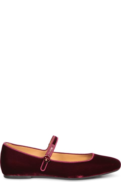 أدوات منزلية Tod's Almond-toe Velvet Ballet Flats