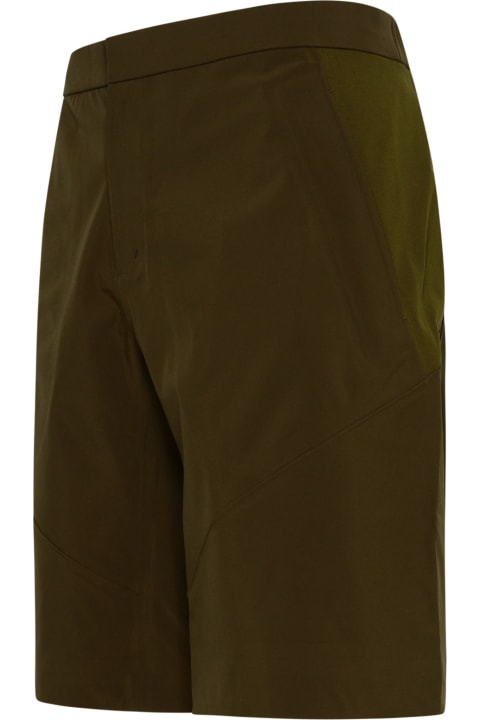 Zegna Pants for Men Zegna Green Polyester Blend Bermuda Shorts Zegna