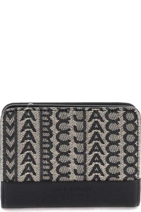 Wallets for Women Marc Jacobs The Monogram Jacquard Mini Compact Wallet