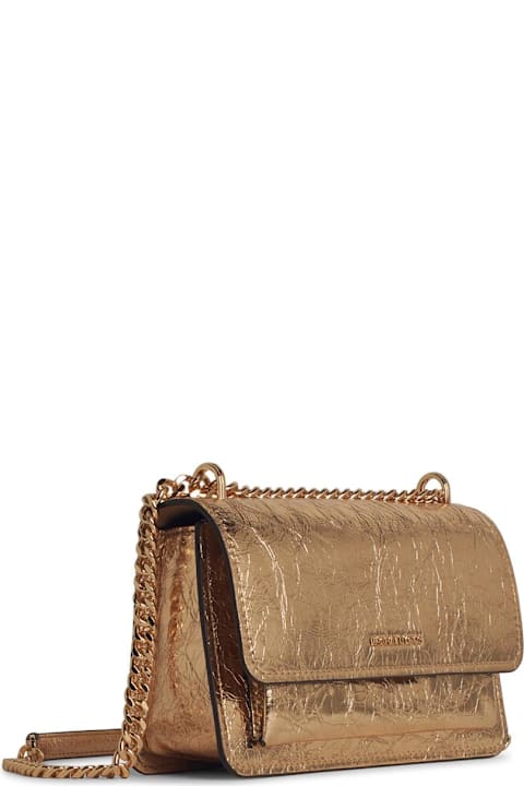 MICHAEL Michael Kors Shoulder Bags for Women MICHAEL Michael Kors 'claire' Gold Leather Crossbody Bag