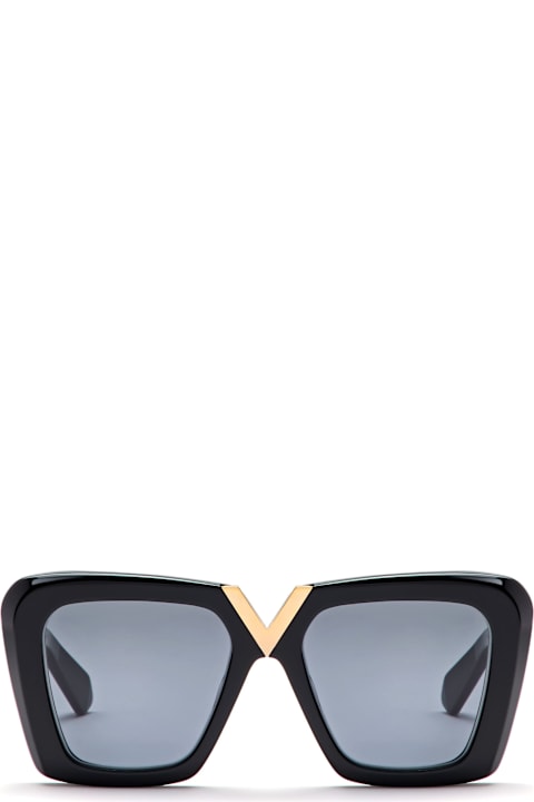 Homeware Valentino Eyewear V-gold-ii - Black / Gold Sunglasses