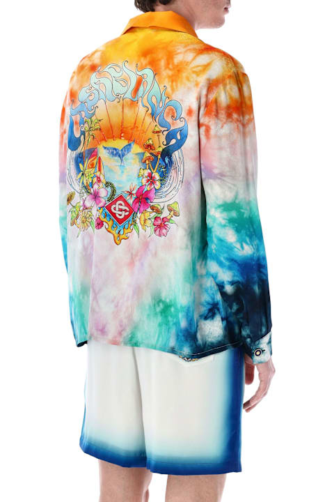 Casablanca for Kids Casablanca Surf Trip Silk Shirt