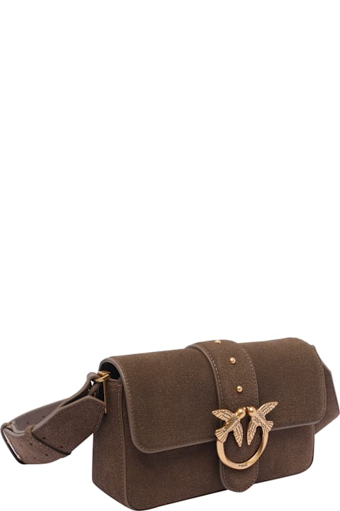 Pinko Bags for Women Pinko Mini Love Slouchy Shoulder Bag