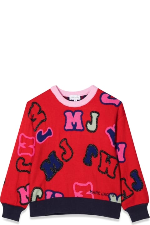 Topwear for Baby Girls Little Marc Jacobs Mj Crew Neck Pullover