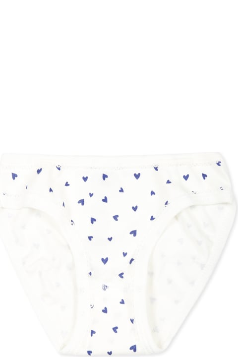 Homeware Petit Bateau Multicolor Brief Set For Girl With Tour Eiffel