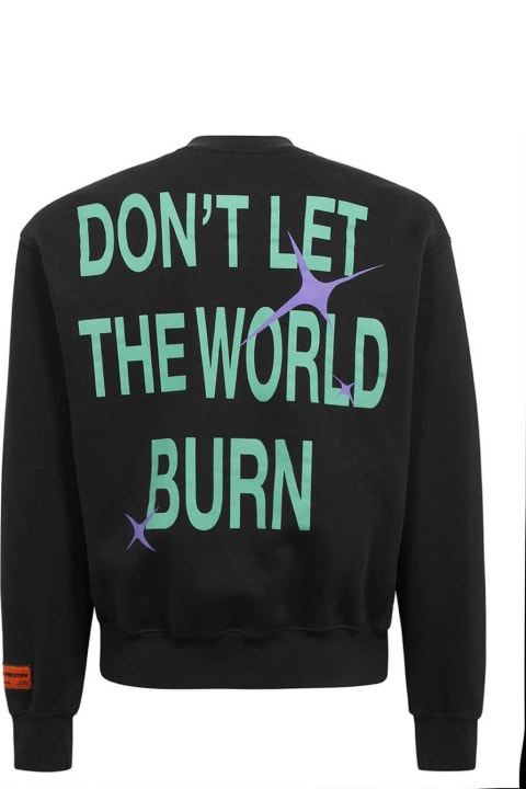 HERON PRESTON Fleeces & Tracksuits for Men HERON PRESTON Hp Burn Crewneck