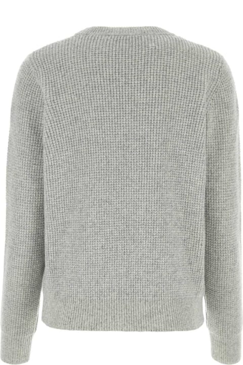 Fleeces & Tracksuits for Women Maison Kitsuné Light Grey Wool Sweater