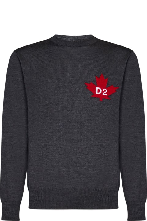 Dsquared2 for Men Dsquared2 Crew-neck Wool Sweater