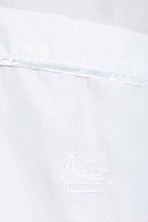 Etro for Women Etro Logo Embroidered Long Sleeved Shirt