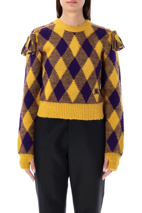 Fashion for Women Burberry London Argyle Wool Sweater
