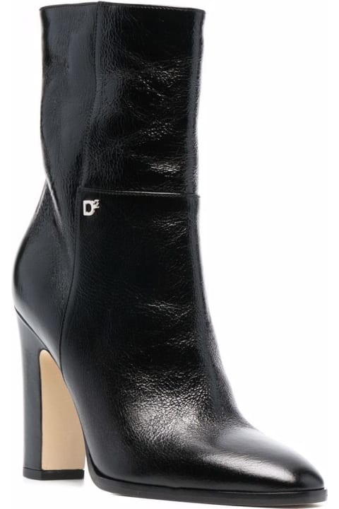 Fashion for Women Dsquared2 Black Monogram Ankle Boot Dsquared2