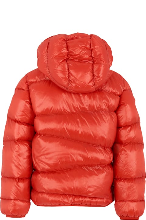 Homeware Colmar Red Down Jacket For Boy With Logo