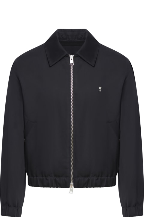 Ami Alexandre Mattiussi Coats & Jackets for Men Ami Alexandre Mattiussi Adc Zipped Jacket