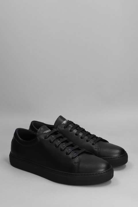 Edition 3 Sneakers In Black Leather