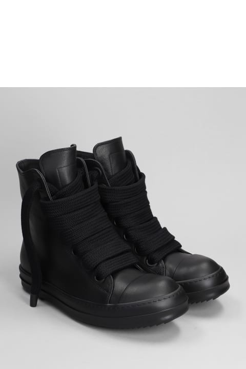 メンズ新着アイテム Rick Owens Sneaker Sneakers In Black Leather