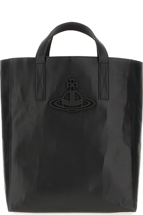 Vivienne Westwood Totes for Women Vivienne Westwood Black Synthetic Leather Handbag