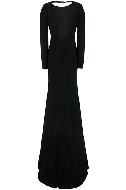 Homeware Gucci Black Crepe Long Dress