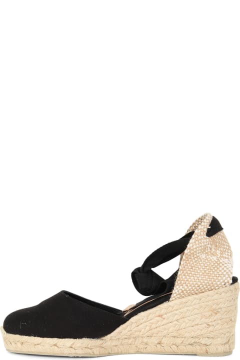Wedges for Women Castañer Carina Espadrilles Wedge Sandal With Ankle Laces