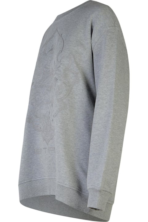 Etro for Women Etro Grey Cotton Sweatshirt