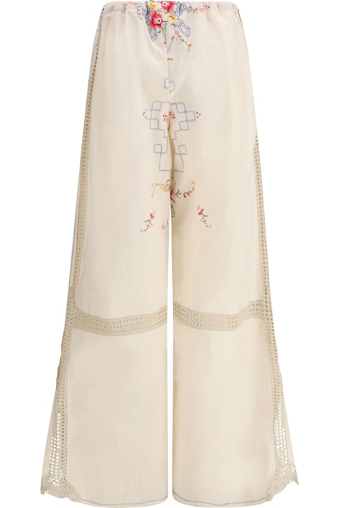 Ella Clothing for Women Ella Pants With Floral Details