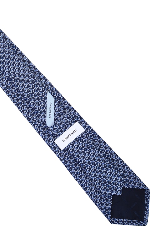 Ferragamo Ties for Women Ferragamo Salvatore Ferragamo Ties Blue