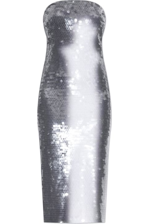 【送料&関税込】Sportmax Sequin Dress Stemma Sportmax Stemma Sequinned Jersey Dress - Shaded Black – The