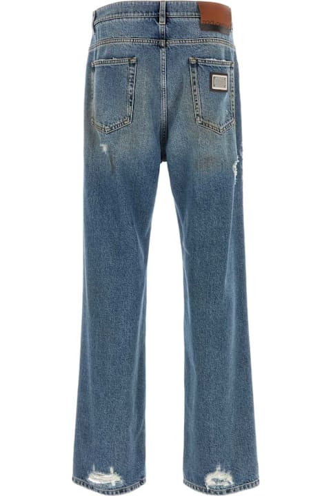 Dolce & Gabbana Jeans for Men Dolce & Gabbana Denim Wide-leg Jeans