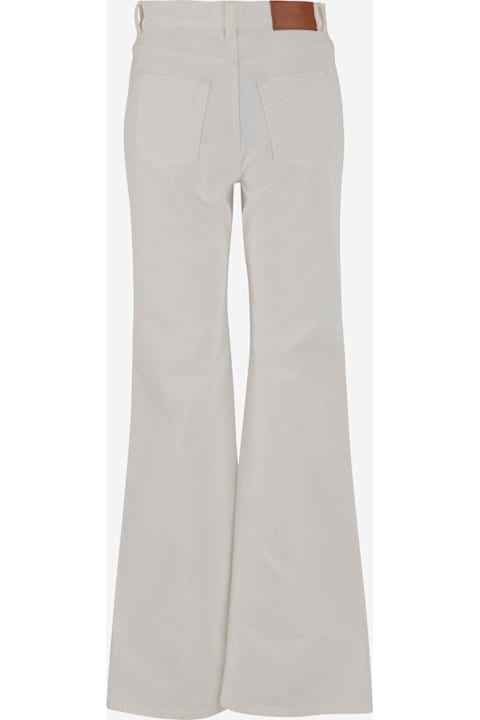 Chloé for Women Chloé High Waist Cotton Flare Jeans