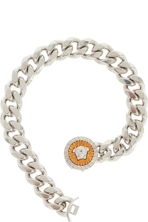 Versace Jewelry for Men Versace 'chain Bracelet With Medusa Charm
