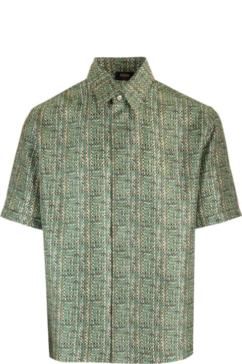 Fashion for Men Fendi Printed Silk Shirt