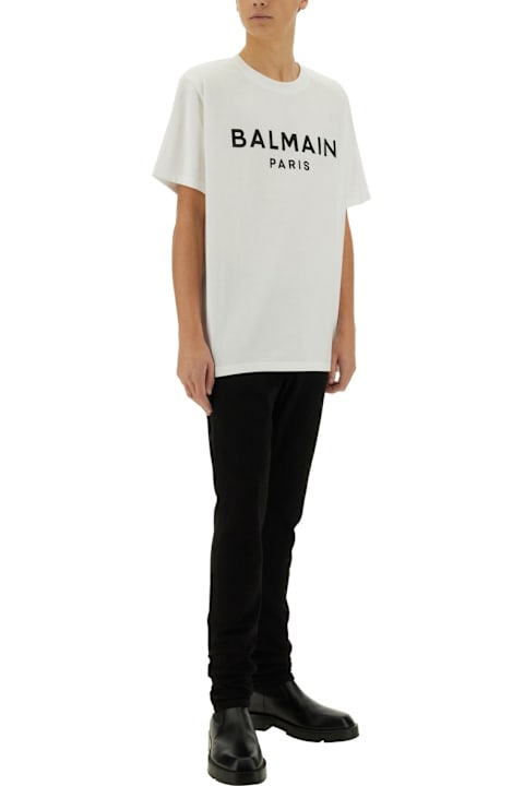 Sale for Men Balmain T-shirt With Logo