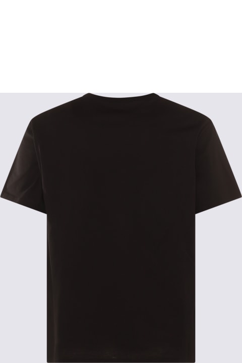 ウィメンズ新着アイテム Alexander McQueen Black Multicolour Cotton T-shirt