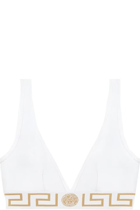 Homeware Versace Cotton Jersey Triangle Bralette